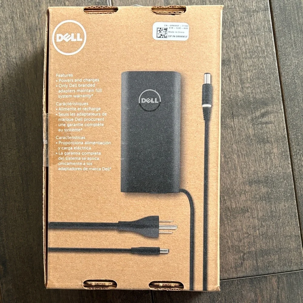 Dell Slim 90W AC Adapter Charger - Black